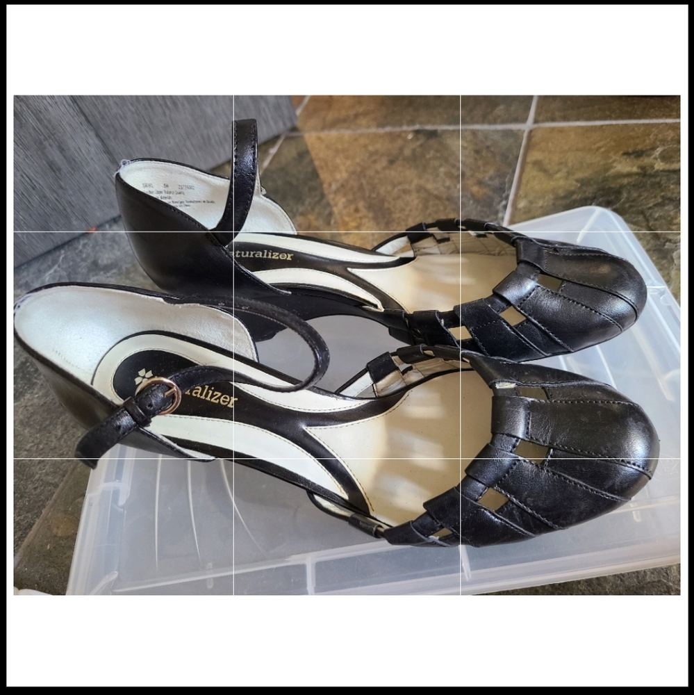 Naturalizer Leather Wedge Shoes